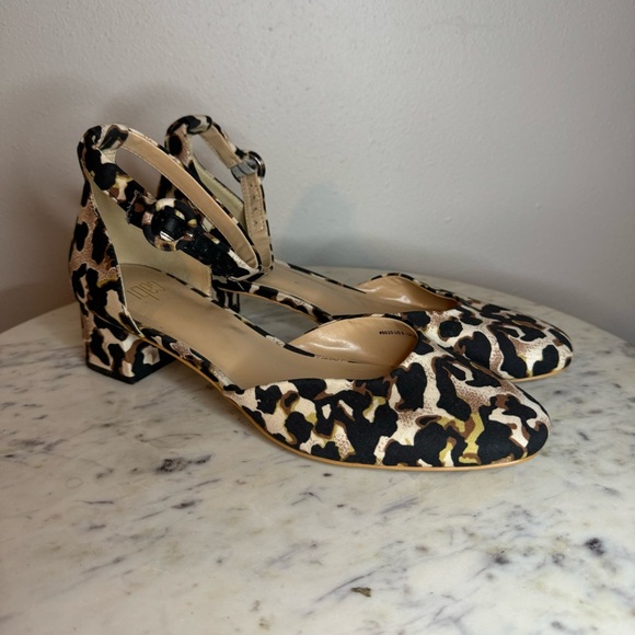 Cabi Kiki Heels Size 8 M leopard shoes animal print - Picture 9 of 11